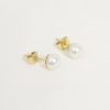Aretes Perla oro 18k