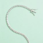 Pulsera Tennis Bezel Moissanita 2mm