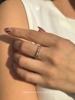 Anillo Medio rivier Zafiros - Imagen 3