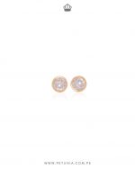 Aretes Solitario Bezel 3mm - Imagen 3
