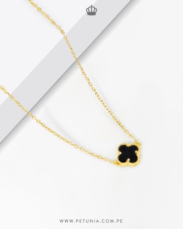 Cadena Alicia negro oro