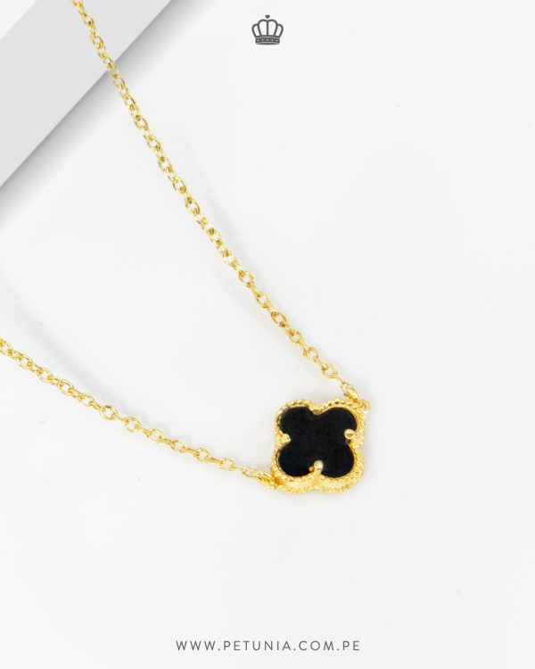 Cadena Alicia negro oro