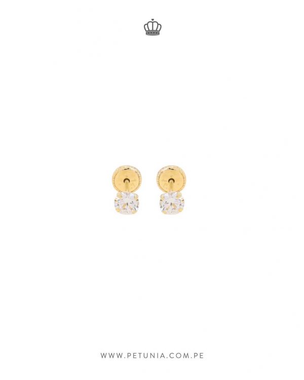 Aretes Cosmopolitan 4 mm - Imagen 2