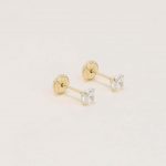 Aretes Cosmopolitan 4 mm