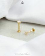 Piercing Virginia Diamante 2mm