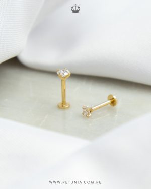 Piercing Virginia Diamante 2mm