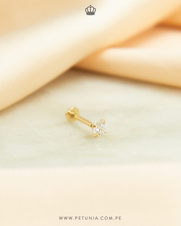 Piercing Valeria diamante lab 3 mm