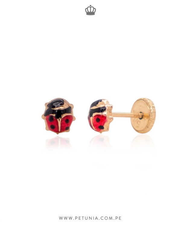 Aretes Lady Bug - Imagen 3