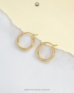 Argollas Adiamantadas 15mm