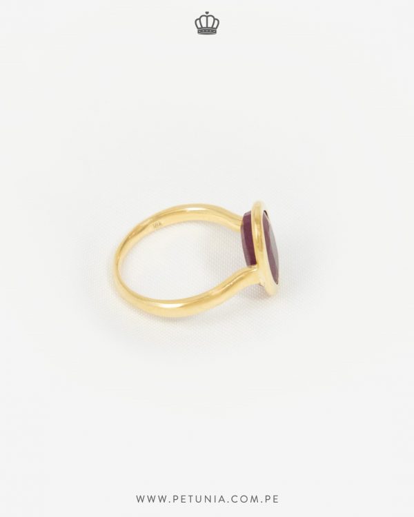 Anillo Rubi bezel - Imagen 4