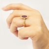 Anillo Rubi bezel