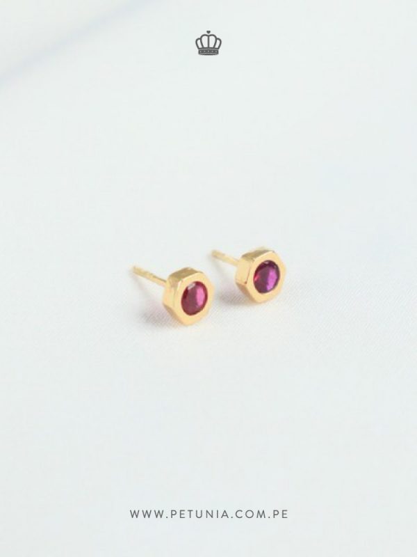 Aretes Ingrid oro - Imagen 2