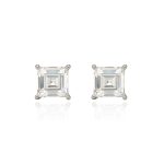Aretes Bianca cubo plata