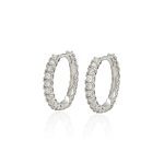 Argolla Juliette petit Moissanita plata