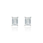 Aretes Baguette cristal