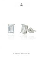 Aretes Baguette cristal - Imagen 2