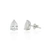 Aretes Bianca gota plata