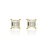 Aretes Bianca cubo dorado