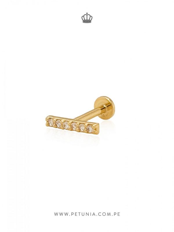 Piercing Barra Clear - Imagen 2