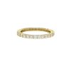 Anillo Abigail slim Moissanita dorado