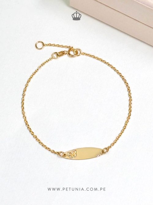 Pulsera niña oro