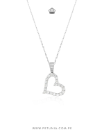 Cadena Cecilia Big Moissanita plata