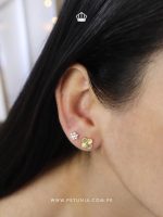 Aretes Amanda petit oro - Imagen 2