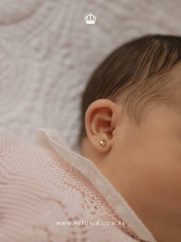 Aretes lenteja 4mm - Imagen 2