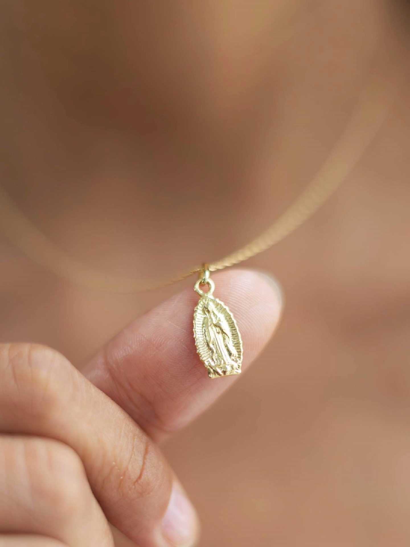 dije oro Dije Virgen de Guadalupe oro - Imagen 1