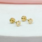 Aretes Circon Corazon