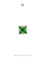 Piercing Gala verde 6 mm