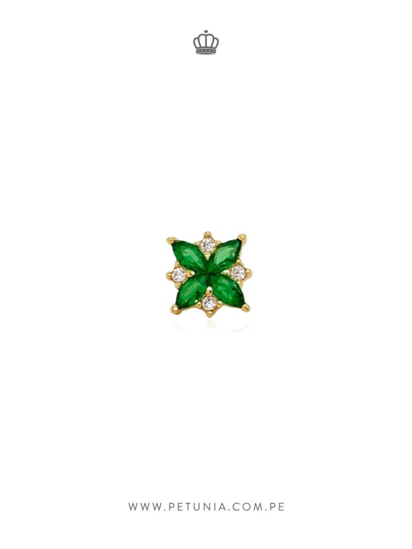 Piercing Gala verde 6 mm