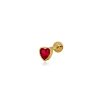Piercing Ilusion heart rojo