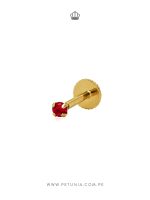 Piercing Vanessa cristal rojo 2 mm