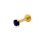 Piercing Vanessa cristal azul 3 mm
