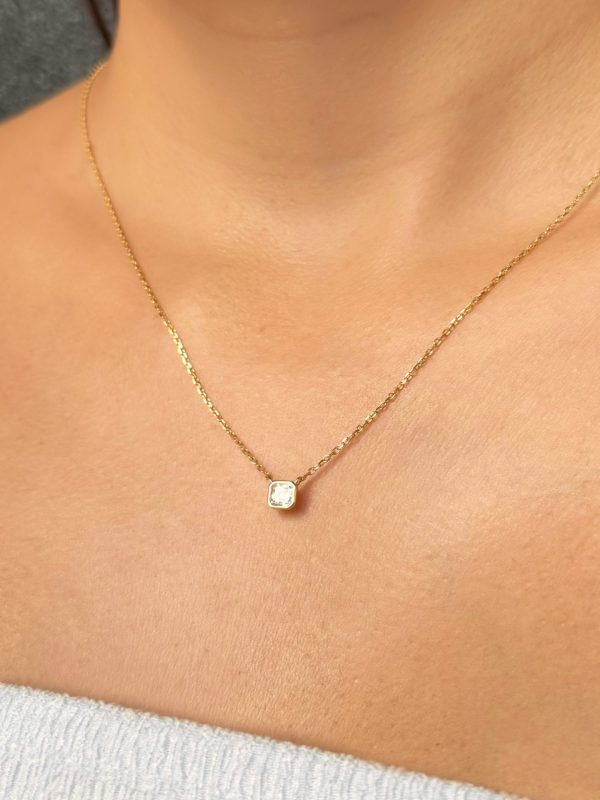 Cadena Kelly Moissanita dorado