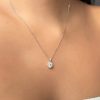 Cadena Daysi Moissanita