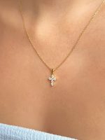 Cadena Gia Petit Moissanita dorado - Imagen 2