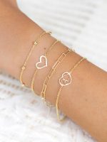Pulsera Love oro - Imagen 2