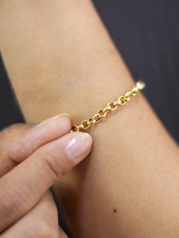 Pulsera Flavia Slim oro - Imagen 2