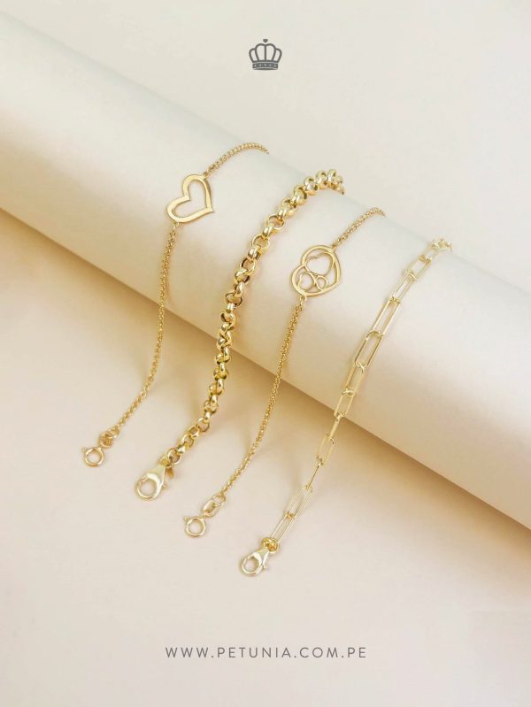 Pulsera Clip oro - Imagen 2