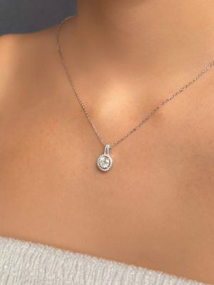 Cadena Adele Moissanita