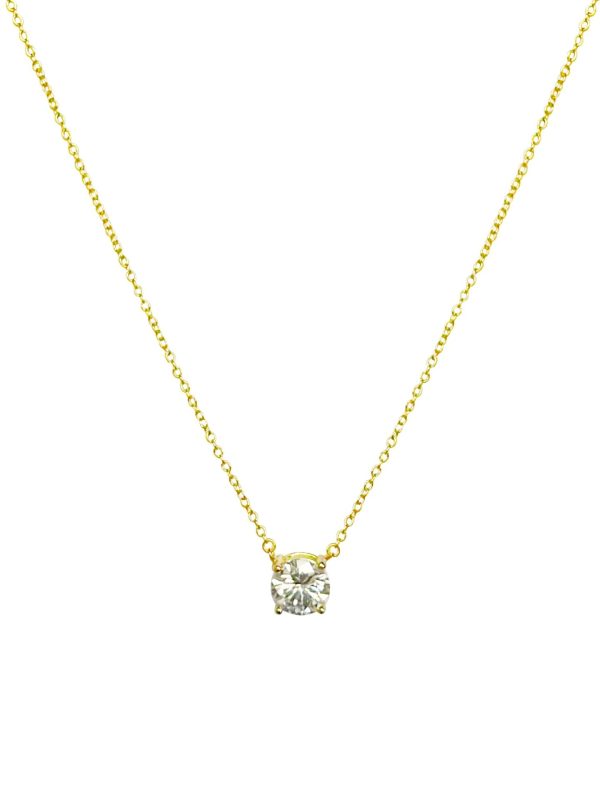 Cadena Belen Big Moissanita dorado