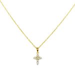 Cadena Gia Petit Moissanita dorado