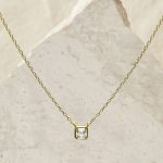 Cadena Kelly Moissanita dorado