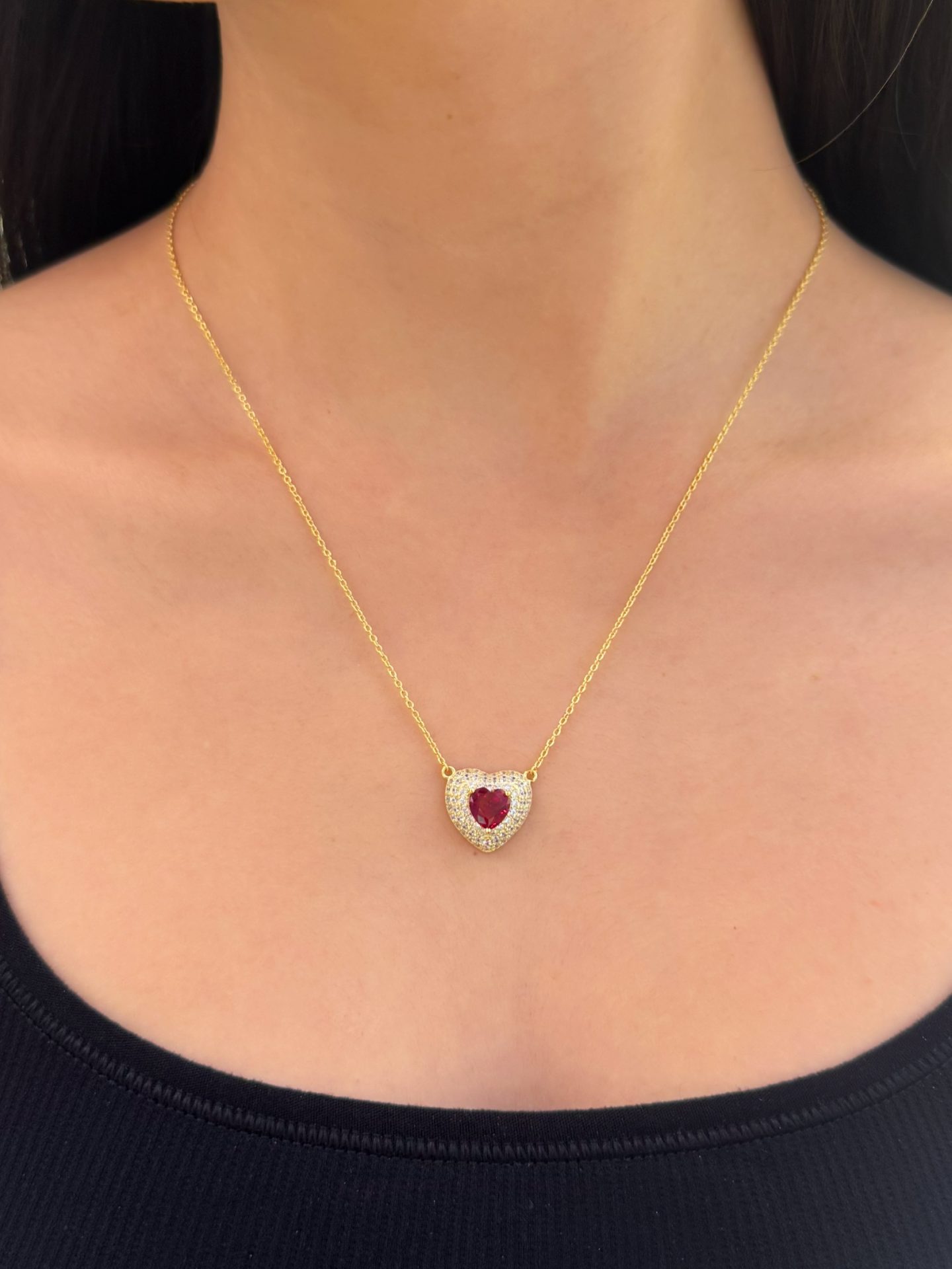 Cadena Elena rojo