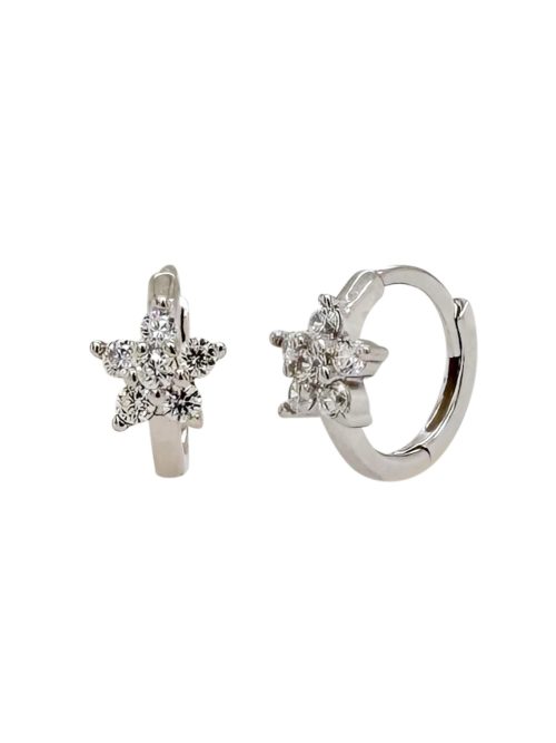 Argollas Roseta plata