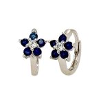 Argollas Roseta azul