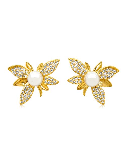 Aretes Vicky dorado