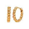Argollas Trenza